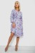 Платье софт с принтом, цвет голубой, 230R0032-5 Платье софт с принтом, цвет голубой, 230R0032-5