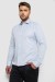 Рубашка мужская однотонная  -уценка, цвет голубой, 214R816-U-3