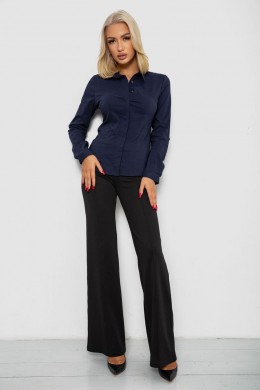 Блуза классическая, цвет синий, 230R08-2