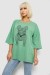 Футболка женская с принтом, цвет оливковый, 244R3008