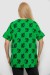 Футболка жіноча з принтом, колір зелений, 244R4015