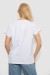 Футболка женская однотонная, цвет белый, 244R2300