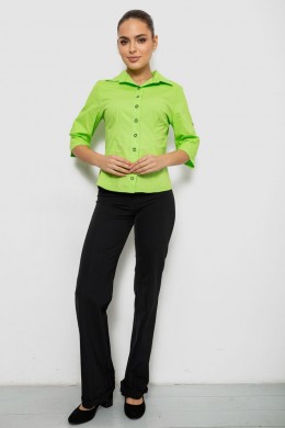 Сорочка жіноча однотонна, колір салатовий, 230R068-4
