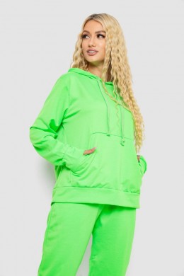 Спорт костюм женский двухнитка, цвет салатовый, 244R009