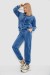 Спорт костюм жіночий велюровий, колір джинс, 241R060 Спорт костюм жіночий велюровий, колір джинс, 241R060