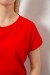 Футболка женская однотонная, цвет красный, 244R2300