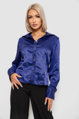 Сорочка класична в смужку, колір чорно-синій, 230R66