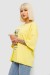 Футболка жіноча з принтом, колір жовтий, 244R2029-5 Футболка жіноча з принтом, колір жовтий, 244R2029-5
