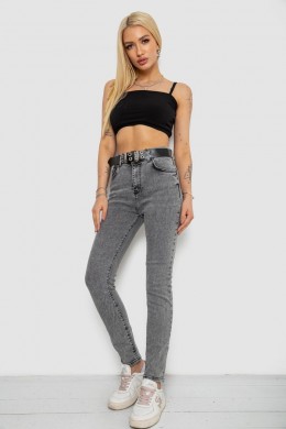 Джинсы женские Skinny Американки, цвет серый, 244R00970