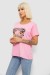 Футболка женская с принтом, цвет розовый, 244R2065