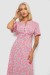 Платье софт с принтом, цвет розовый, 230R1016-1 Платье софт с принтом, цвет розовый, 230R1016-1