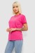 Футболка женская с принтом, цвет розовый, 244R2802