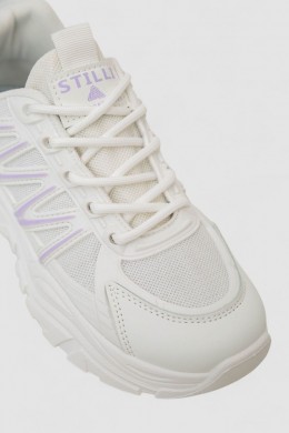 Кросівки жіночі, колір біло-бузковий, 248RA120