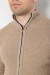 Кофта мужская на молнии с карманами, цвет бежевый, 161R1053