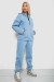 Спортивный костюм женский на флисе, цвет голубой, 238R5726