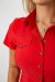 Сорочка жіноча однотонна, колір червоний, 230R068-1 Сорочка жіноча однотонна, колір червоний, 230R068-1