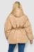 Куртка жіноча демісезонна з поясом, колір бежевий, 207R2023 Куртка жіноча демісезонна з поясом, колір бежевий, 207R2023