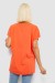 Футболка женская с принтом, цвет оранжевый, 244R3004