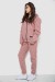 Спортивный костюм женский на флисе, цвет пудровый, 244R1555