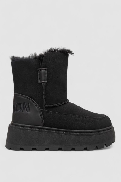 Угги женские зимние на меху, цвет черный, 243R-A