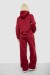 Спортивный костюм женский на флисе, цвет бордовый, 257R87 Спортивный костюм женский на флисе, цвет бордовый, 257R87