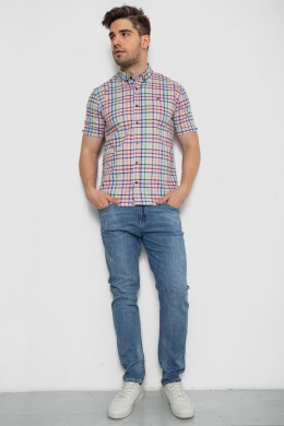 Сорочка чоловіча в клітку  -уцінка, колір різноколір, 214R842-U-2