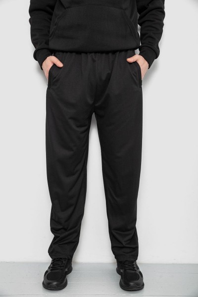 Спортивные штаны мужские, цвет черный, 244R41399