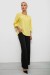 Блуза однотонная, цвет желтый, 230R1121-1 Блуза однотонная, цвет желтый, 230R1121-1
