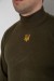 Гольф мужской с вышивкой тризубец, цвет хаки, 161R010 Гольф мужской с вышивкой тризубец, цвет хаки, 161R010