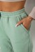 Спортивні штани жіночі на флісі, колір світло-м'ятний, 238R57020