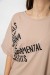 Футболка женская с принтом, цвет бежевый, 244R4001 Футболка женская с принтом, цвет бежевый, 244R4001