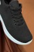 Кроссовки мужские текстильные, цвет черный, 244RJ1078 Кроссовки мужские текстильные, цвет черный, 244RJ1078
