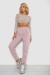 Спортивні штани жіночі на флісі, колір світло-пудровий, 238R57828 Спортивні штани жіночі на флісі, колір світло-пудровий, 238R57828
