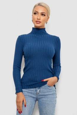 Гольф женский однотонный, цвет синий, 204R040