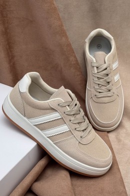 Кроссовки женские, цвет бежевый, 248RJH50