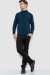 Свитер мужской однотонный, цвет синий, 161R1770 Свитер мужской однотонный, цвет синий, 161R1770