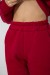 Спортивный костюм женский на флисе, цвет бордовый, 244R1555