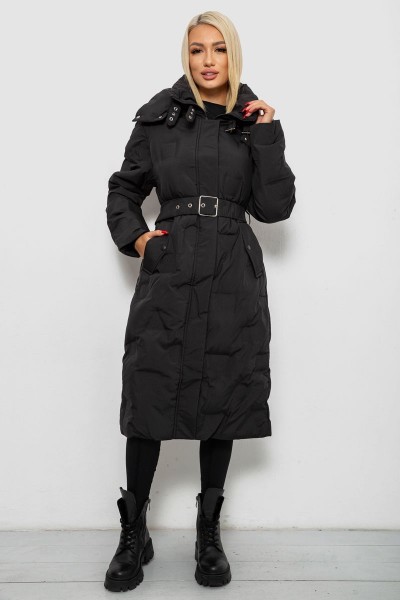 Куртка женская зимняя, цвет черный, 244R5609