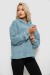 Худі жіночий однотонний з капюшоном, колір блакитний, 257R14