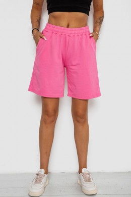 Шорти жіночі однотонні, колір рожевий, 238R57820