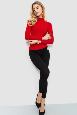 Гольф женский однотонный, цвет красный, 204R016