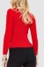 Водолазка женская трикотажная, цвет красный, 204R035 Водолазка женская трикотажная, цвет красный, 204R035