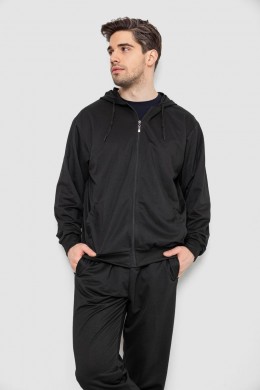 Спортивный костюм мужской, цвет черный, 244R9153