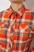 Сорочка жіноча повсякденна, колір помаранчевий, 230R064 Сорочка жіноча повсякденна, колір помаранчевий, 230R064
