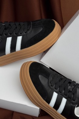 Кроссовки женские демисезонные, цвет черно-бежевый, 248RCX1580-3