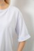 Футболка женская однотонная, цвет белый, 244R2024-5