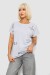 Футболка женская с принтом, цвет серый, 244R2316-5 Футболка женская с принтом, цвет серый, 244R2316-5