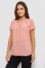 Блуза однотонная, цвет пудровый, 230R112