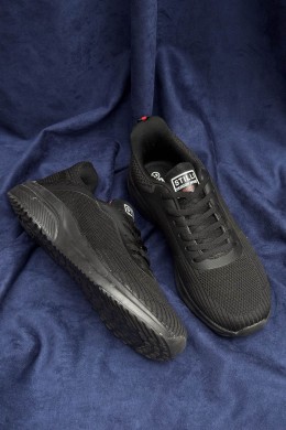 Кроссовки мужские демисезонные, цвет черно-красный, 248RH239