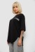 Футболка жіноча з принтом, колір чорний, 244R2017